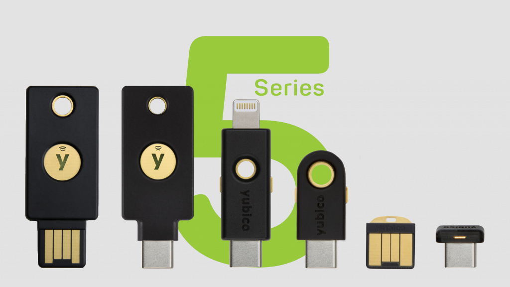 Yubikey 5 Series dat chung nhan FIDO2