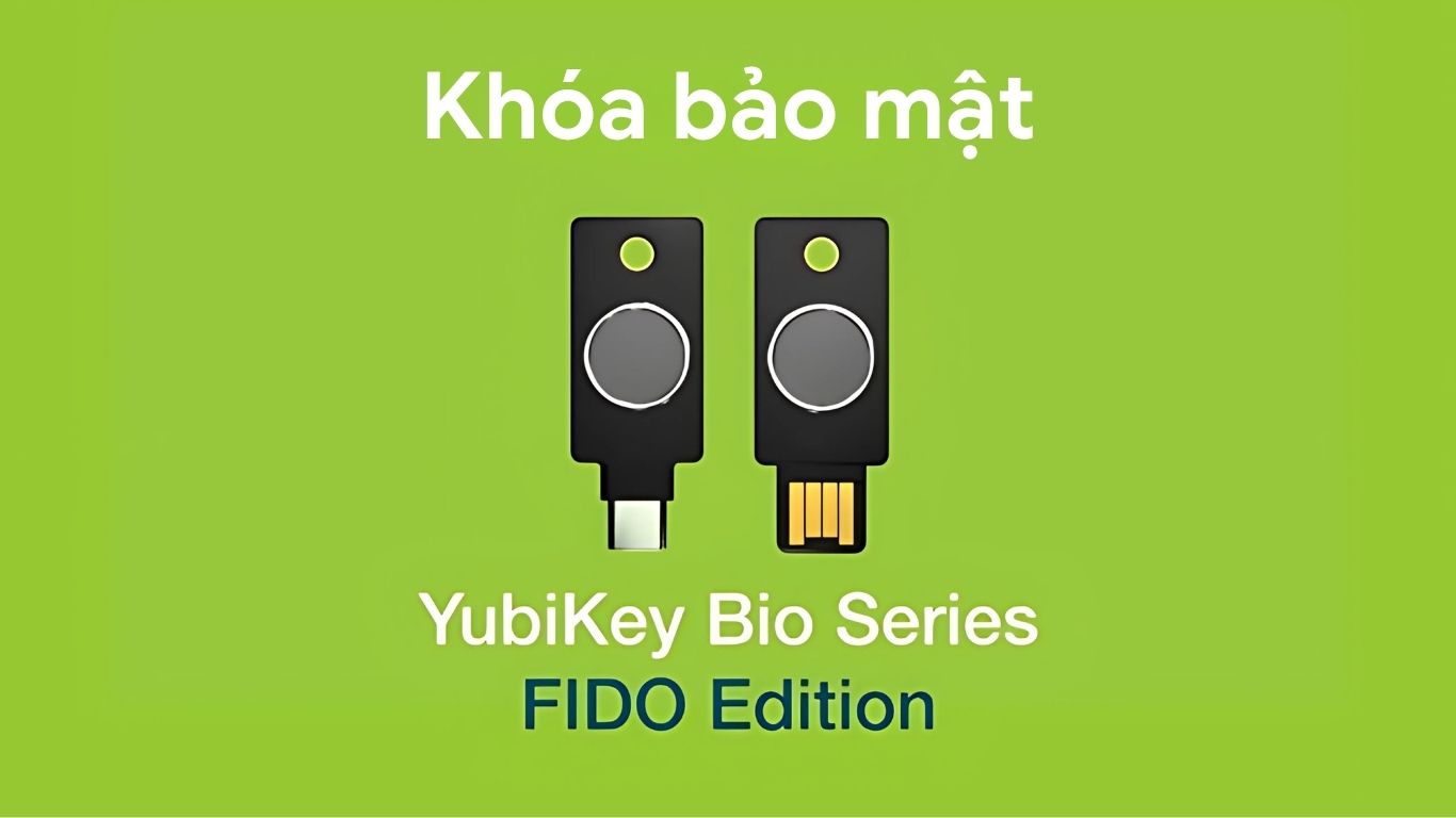 Khóa bảo mật YubiKey Bio Series đa giao thức