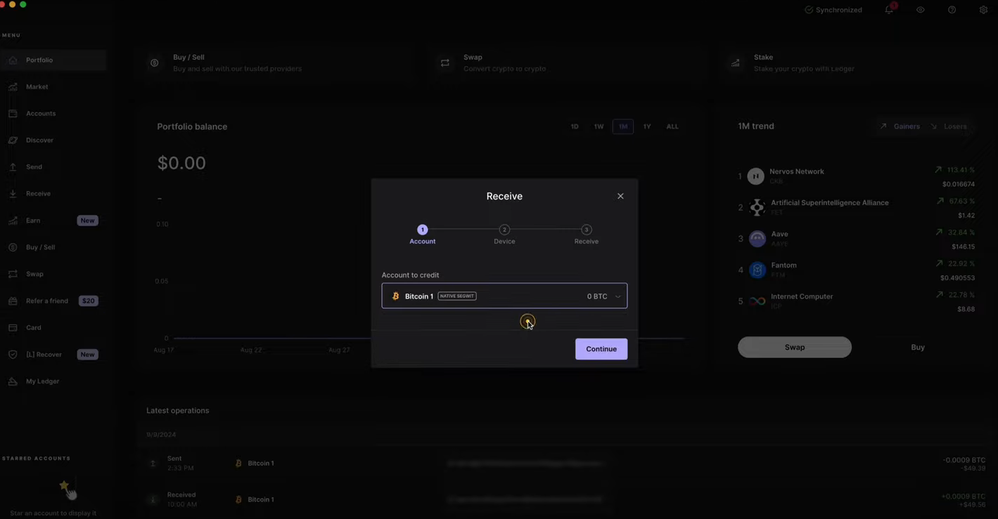 ví lạnh bitcoin