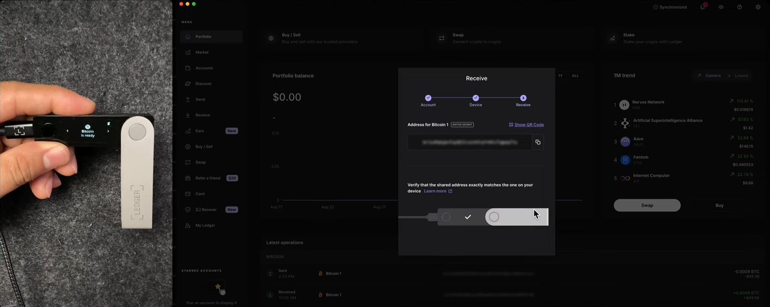 ví lạnh bitcoin
