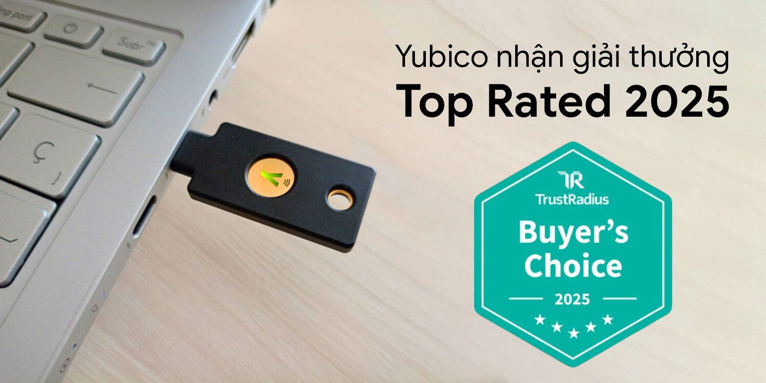 yubico nhan giai thuong top Rated 2025