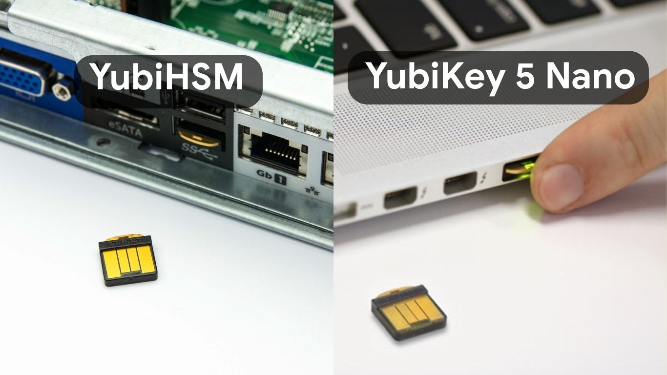So sanh YubiHSM va YubiKey 5 Nano