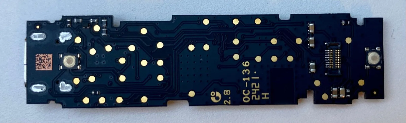 Bo mạch Ledger Nano X Revision 3 (PCB đen) mặt sau