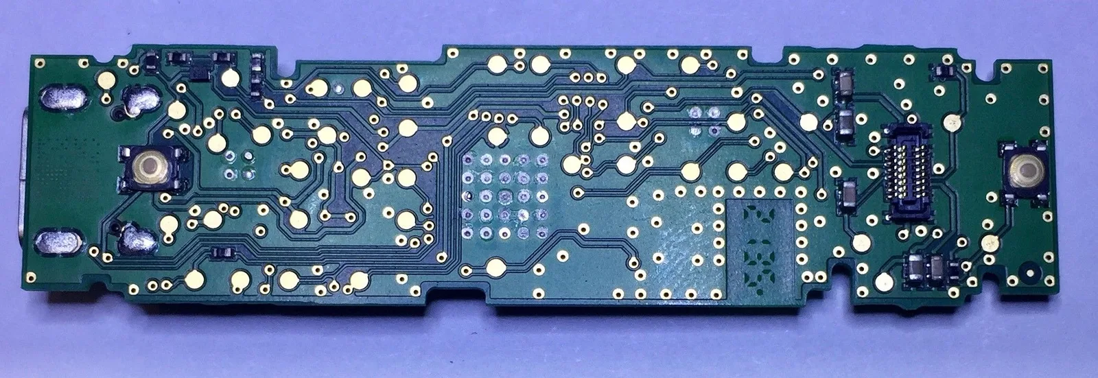 Bo mạch Ledger Nano X Revision 4 (PCB xanh lá) mặt sau